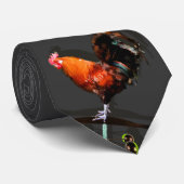 Stylish Rooster Novelty Necktie Stropdas (Opgerold)