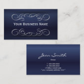 Stylish Royal Blue Boutique Visitekaartje (Voorkant / Achterkant)