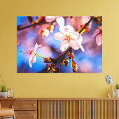 Stylish Sakura Blossom Canvas Afdruk (Insitu (Woonkamer))