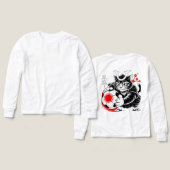 Stylish Samurai Cat Japan Soccer For Football fans (Voorkant /achterkant)