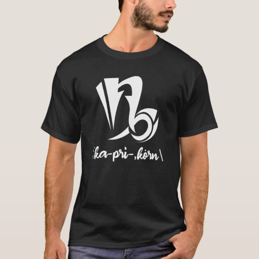 Stylish Saying Capricorn Zodiac Astronomy Horoscop T-shirt (Voorkant)