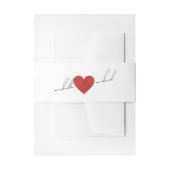 Stylish Script Casino Nevada Vegas Wedding Uitnodigingen Wikkel (Voorkant Voorbeeld)