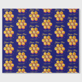 Stylish SHANA TOVA Rosh Hashanah Cadeaupapier (Vlak)