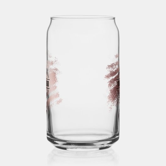 Stylish Shiny Bronze Business Logo Guest Blikvorm Glas (Rechts)