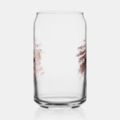 Stylish Shiny Bronze Business Logo Guest Blikvorm Glas (Links)