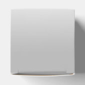 Stylish Silver Confetti 60th Wedding Bedankt Bedankdoosjes (Bovenkant)