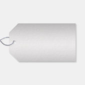 Stylish Silver Decoration 25th Wedding Jubileum Cadeaulabel (Achterkant Horizontaal)