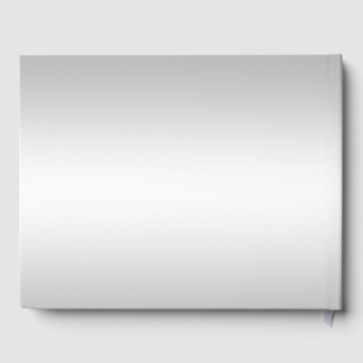 Stylish Silver Decoration 25th Wedding Jubileum Gastenboek (Achterkant)