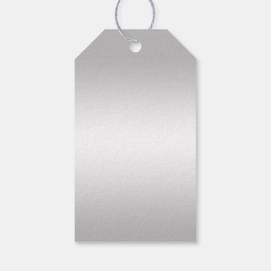 Stylish Silver Diamonds 60th Wedding Jubileum Cadeaulabel (Achterkant)