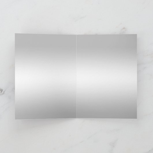 Stylish Silver Diamonds 60th Wedding Jubileum Kaart (Binnen)