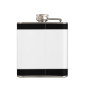 Stylish Silver Monogram Initiaal G Heupfles (Achterkant)