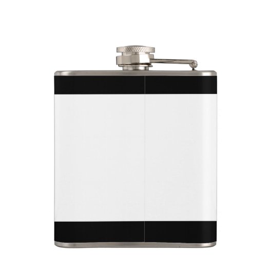 Stylish Silver Monogram Initiaal G Heupfles (Achterkant)