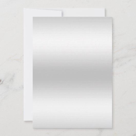 Stylish Silver "Sixty" Birthday Uitnodiging (Achterkant)