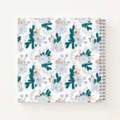 Stylish Sketchbook with Nature-Inspired Designs Notitieboek (Achterkant)