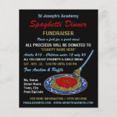 Stylish Spaghetti Dinner Fundraiser Event Flyer (Voorkant)
