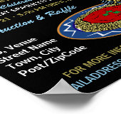 Stylish Spaghetti Dinner Fundraiser Event Poster (Hoek)