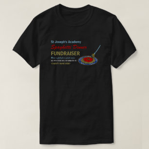 Stylish Spaghetti Dinner Fundraiser Event T-shirt
