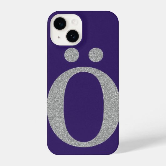 Stylish, sparkly purple phone case. iPhone Hoesje (Achterkant)