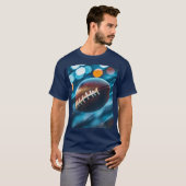 Stylish sports print t-shirt (Voorkant volledig)