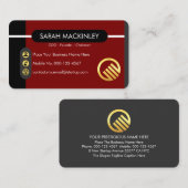 Stylish Startup Global Enterprise Visitekaartje (Voorkant / Achterkant)