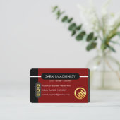 Stylish Startup Global Enterprise Visitekaartje (Staand voorkant)