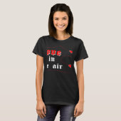 Stylish Statement Love Valentine's Day Heart Roman T-shirt (Voorkant volledig)