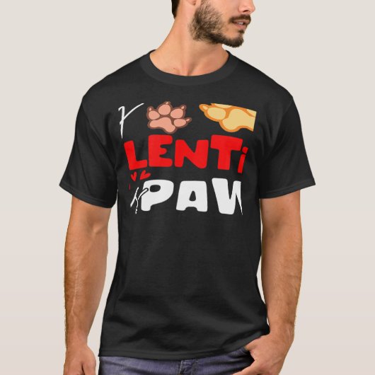 Stylish Statement Valentine's Day Dog Partnerlook  T-shirt (Voorkant)