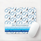 Stylish Stethoscoop Doctor en verpleegster Muismat (Met muis)