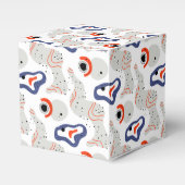 Stylish Swirls and Curbs Abstract Pattern Bedankdoosjes (Voorkant Zijde)