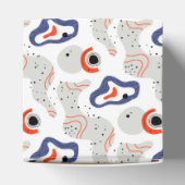 Stylish Swirls and Curbs Abstract Pattern Bedankdoosjes (Bovenkant)