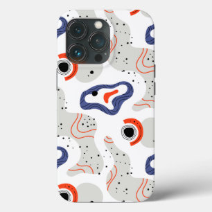 Stylish Swirls and Curbs Abstract Pattern Case-Mate iPhone Case
