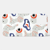 Stylish Swirls and Curbs Abstract Pattern Case-Mate iPhone Case (Achterkant (horizontaal))