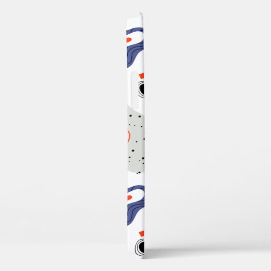 Stylish Swirls and Curbs Abstract Pattern Case-Mate iPhone Case (Achterkant / Rechts)