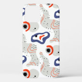 Stylish Swirls and Curbs Abstract Pattern Case-Mate iPhone Case (Achterkant)