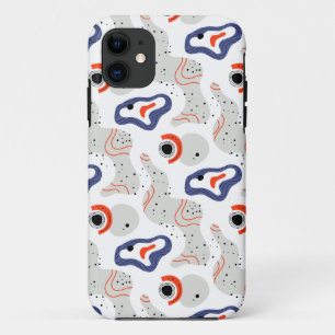 Stylish Swirls and Curbs Abstract Pattern Case-Mate iPhone Case