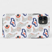 Stylish Swirls and Curbs Abstract Pattern Case-Mate iPhone Case (Achterkant (horizontaal))