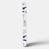 Stylish Swirls and Curbs Abstract Pattern Case-Mate iPhone Case (Achterkant / Links)