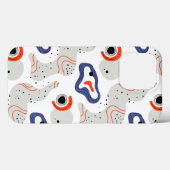 Stylish Swirls and Curbs Abstract Pattern Case-Mate iPhone Case (Achterkant (horizontaal))