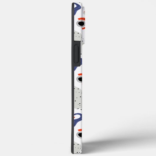 Stylish Swirls and Curbs Abstract Pattern Case-Mate iPhone Case (Achterkant / Rechts)