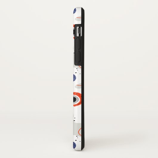 Stylish Swirls and Curbs Abstract Pattern Case-Mate iPhone Case (Achterkant/links)