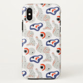 Stylish Swirls and Curbs Abstract Pattern Case-Mate iPhone Case (Achterkant)