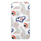 Stylish Swirls and Curbs Abstract Pattern Case-Mate iPhone Case (Achterkant)