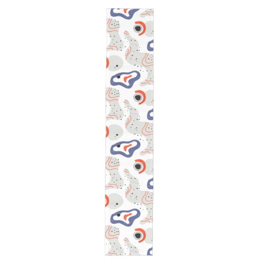 Stylish Swirls and Curbs Abstract Pattern Medium Tafelloper (Voorkant)