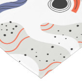 Stylish Swirls and Curbs Abstract Pattern Medium Tafelloper (Hoek)