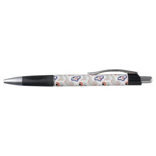 Stylish Swirls and Curbs Abstract Pattern Pen (Bovenkant)