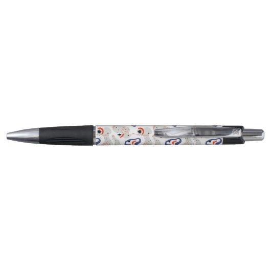 Stylish Swirls and Curbs Abstract Pattern Pen (Achterkant)