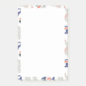 Stylish Swirls and Curbs Abstract Pattern Post-it® Notes (Voorkant)