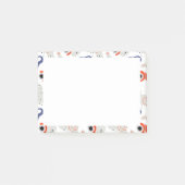 Stylish Swirls and Curbs Abstract Pattern Post-it® Notes (Voorkant)