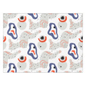 Stylish Swirls and Curbs Abstract Pattern Tafelkleed (Voorkant (Horizontaal))