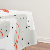 Stylish Swirls and Curbs Abstract Pattern Tafelkleed (Voorbeeld)